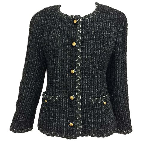 chanel tweed jacke|chanel tweed jacket vintage.